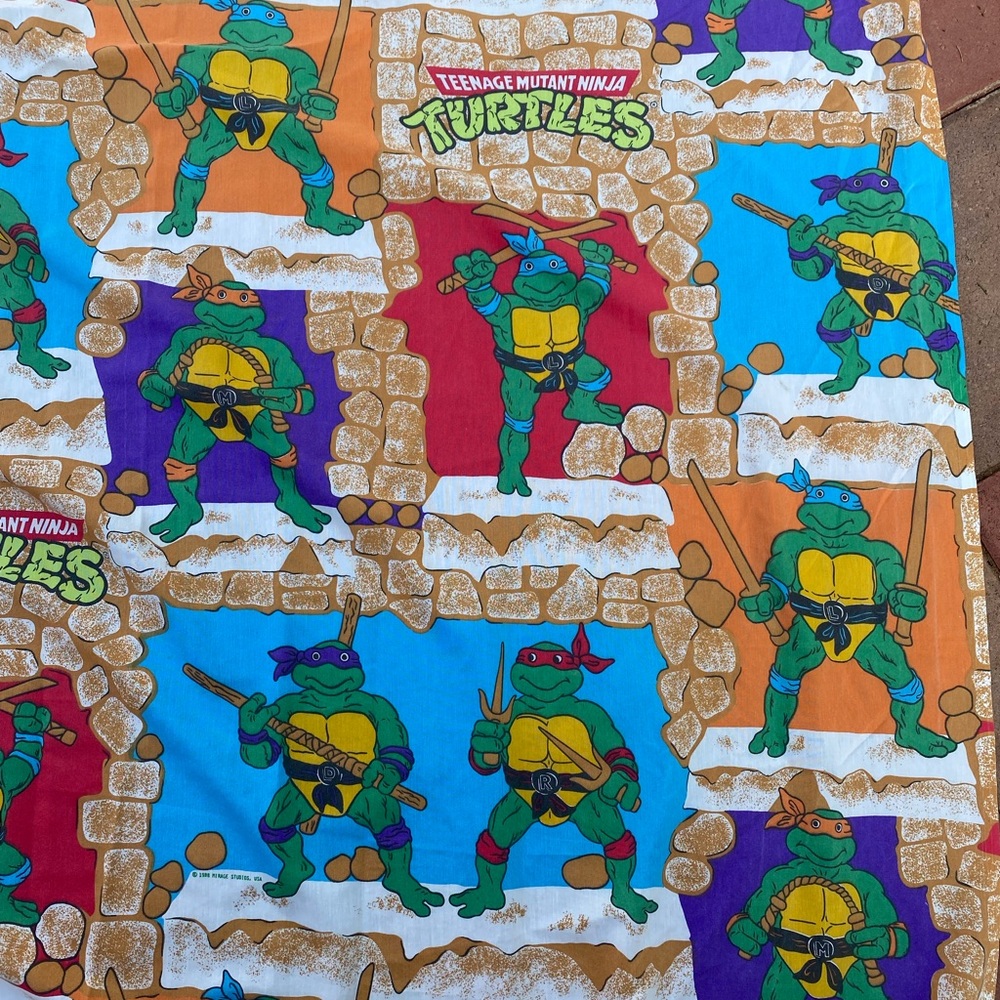 Teenage Mutant Ninja Turtles flat sheet